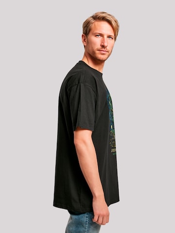 T-Shirt 'US National Parks Joshua Tree Oil On Canvas Style' F4NT4STIC en noir
