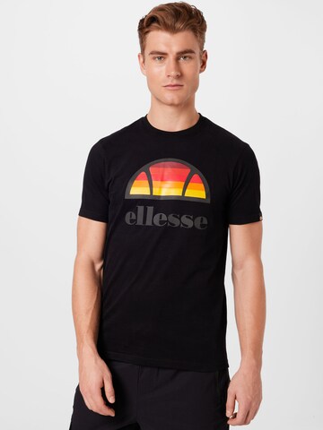 ELLESSE - Camiseta 'Sunset' en negro: frente