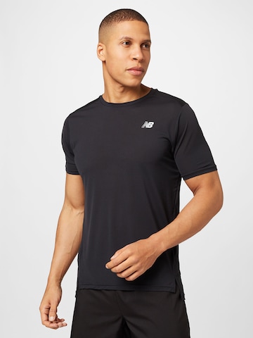 T-Shirt fonctionnel 'Accelerate' new balance en noir : devant