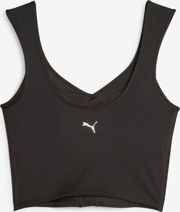 Sport top de la PUMA pe negru