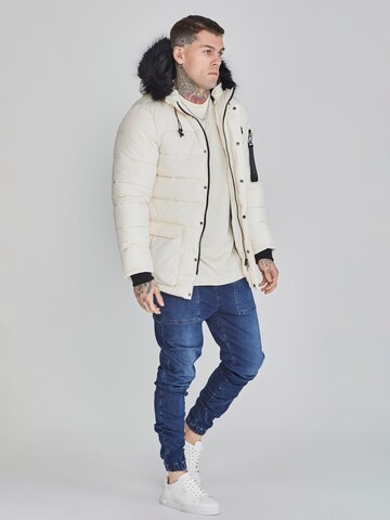 SikSilk Winterjas in Beige