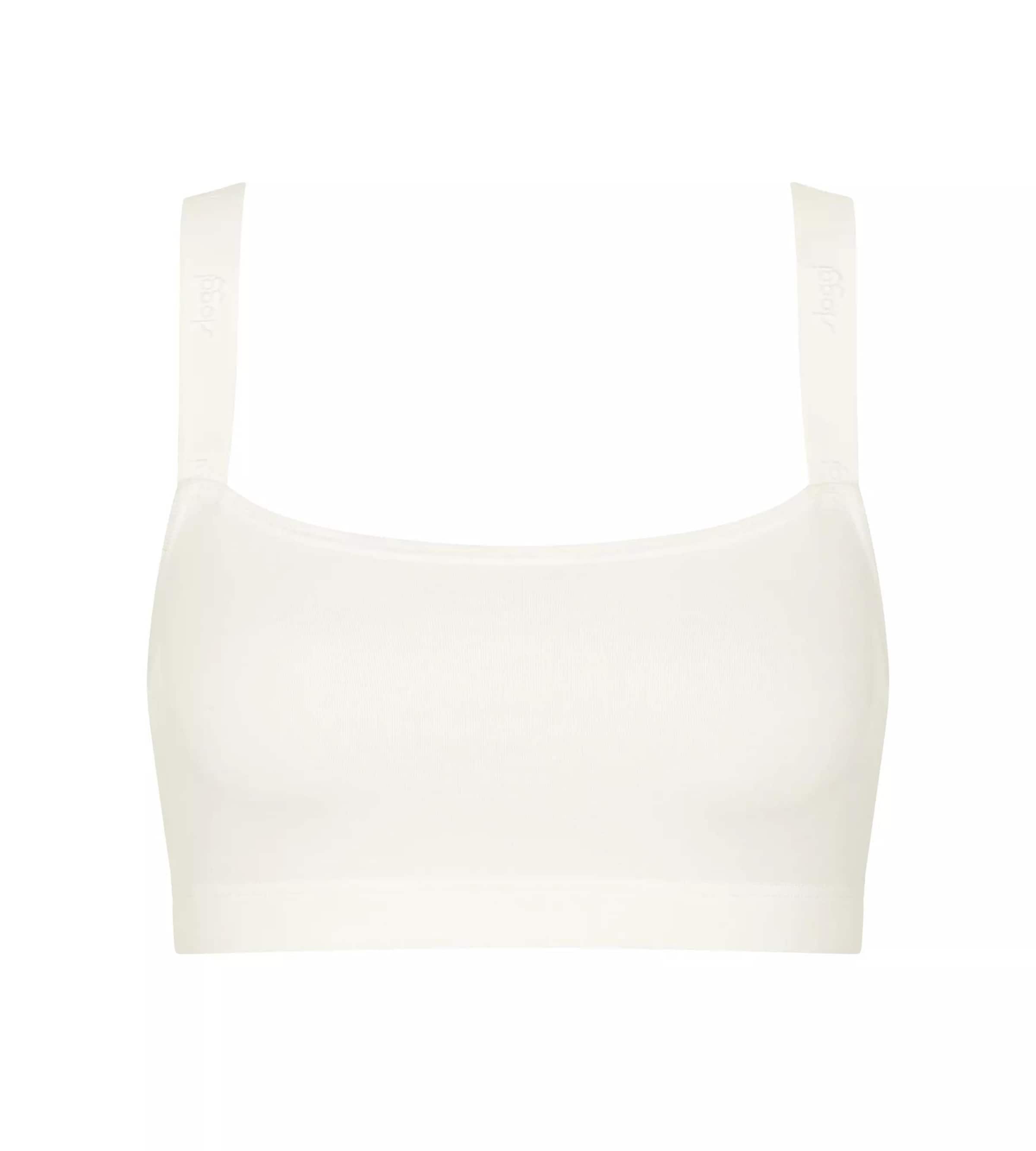 SLOGGI Bygelfri Behå i vit: framsida