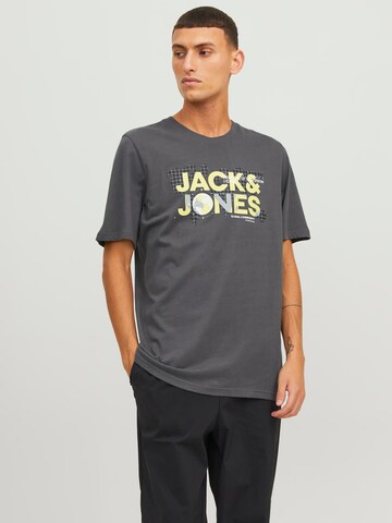 JACK & JONES Koszulka 'Dust' w kolorze szary: przód