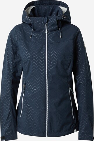 KILLTEC Outdoor Jacket 'KOS' in Blue: front