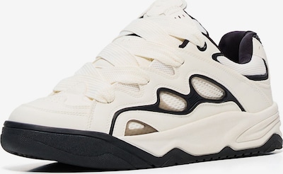 Bershka Matalavartiset tennarit värissä musta / valkoinen, Tuotenäkymä