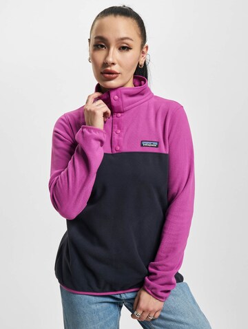 PATAGONIA Athletic Sweater ' Micro Snap' in Pink: front