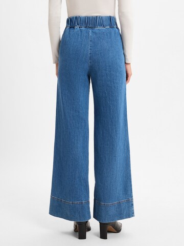 Marie Lund Wide Leg Jeans in Blau