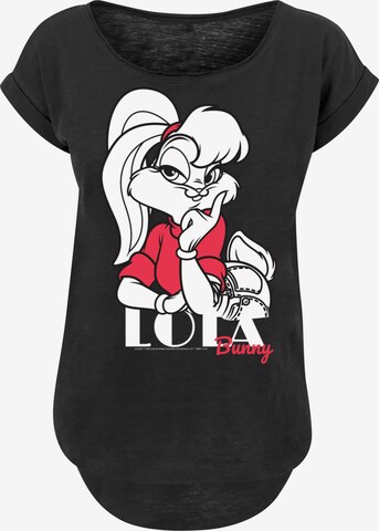 F4NT4STIC T-Shirt 'Looney Tunes Lola Bunny' in Schwarz: predná strana