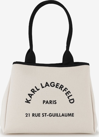 Karl Lagerfeld Shopper in Weiß: Vorderseite