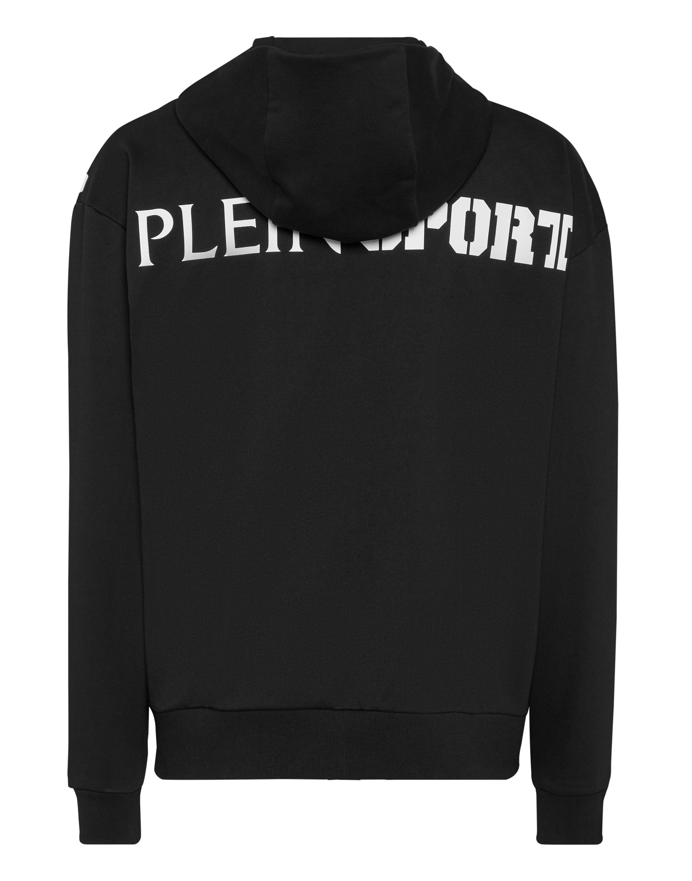 Plein Sport Sweatjacke 'Scratch' in Schwarz