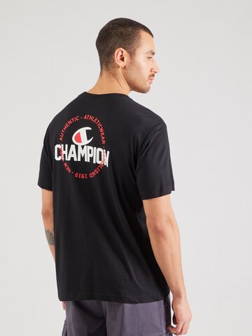 Champion Authentic Athletic Apparel Футболка в Черный: спереди