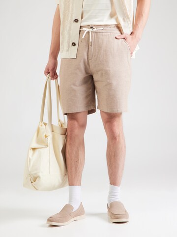 Regular Pantalon SCOTCH & SODA en beige : devant