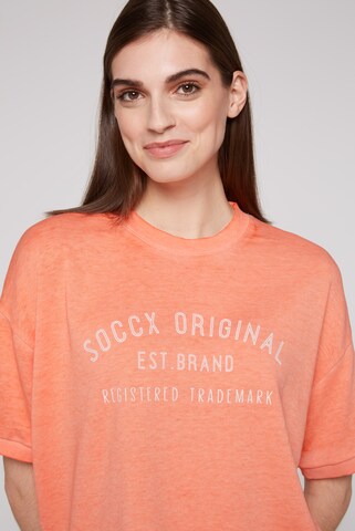 Soccx Sweatshirt in Orange