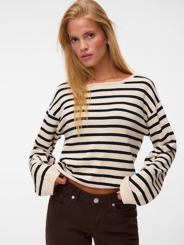 VERO MODA Pullover 'VMNoma' in Weiß: Vorderseite