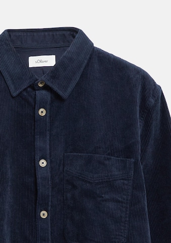 s.Oliver Regular fit Overhemd in Blauw: voorkant