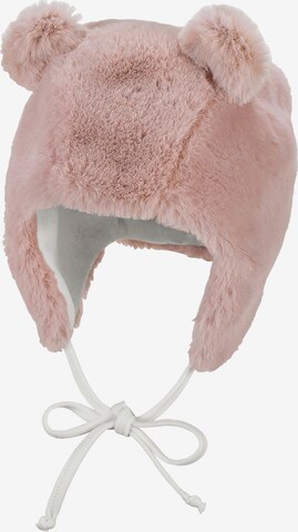 STERNTALER Beanie in Pink: front