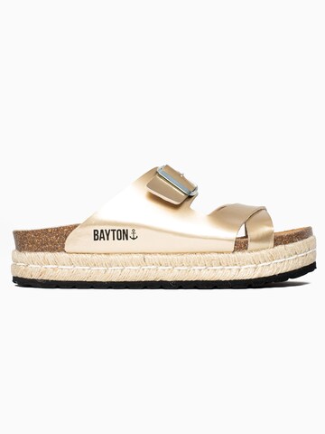 Bayton - Zapatos abiertos 'Tenerife' en oro