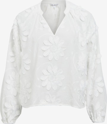 OBJECT Bluse 'OBJMaya Mya' in Weiß: Vorderseite