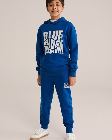 Effilé Pantalon WE Fashion en bleu