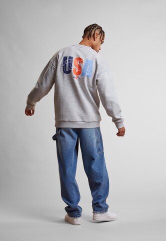 Starter Black Label Sweatshirt 'USA' in Grau