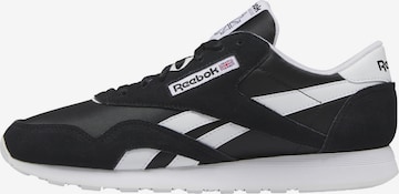 Sneaker low 'Classic' de la Reebok pe negru: față