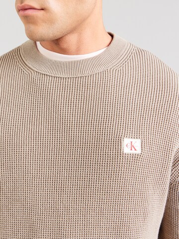 Calvin Klein Jeans Pullover 'CLSC' in Braun