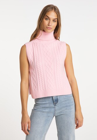 MYMO - Pullover em rosa: frente