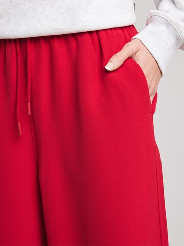 Wide Leg Pantalon America Today en rouge