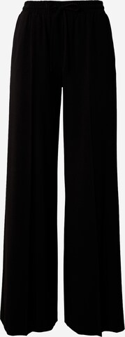 Twinset Široke hlačnice Hlače | črna barva: sprednja stran