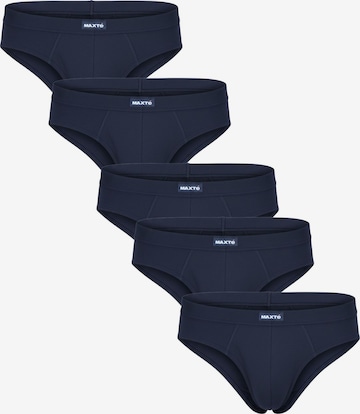 Maxte Slip 'BASIC MAX Slip 5er Pack' in Blau: Vorderseite