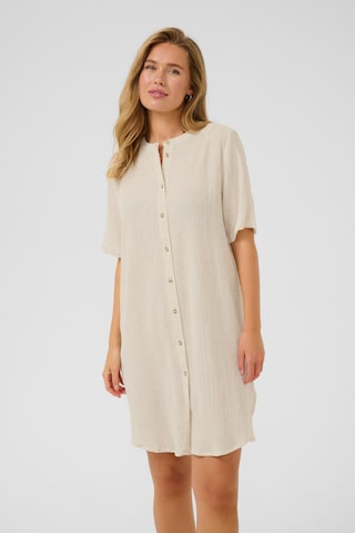 Kaffe Shirt dress 'Agitte' in Beige: front