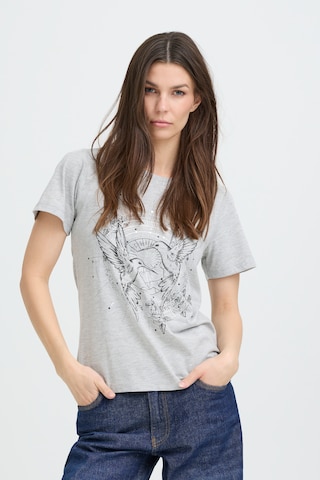 T-shirt 'PZAdabelle' Pulz en gris : devant