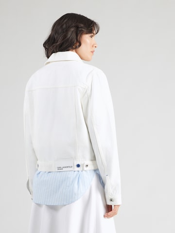 KARL LAGERFELD JEANS Демисезонная куртка в Белый