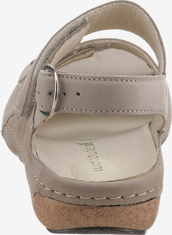 WALDLÄUFER Strap Sandals in Beige