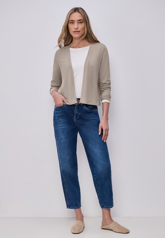 STREET ONE Knit Cardigan 'Nette' in Beige