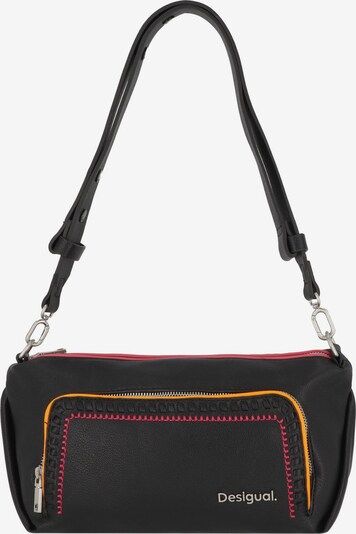 Desigual Schultertasche  'Prime' in hellorange / pink / schwarz / silber, Produktansicht