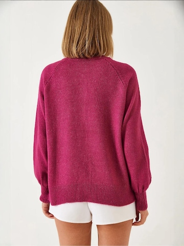 Pull-over Bianco Lucci en rose