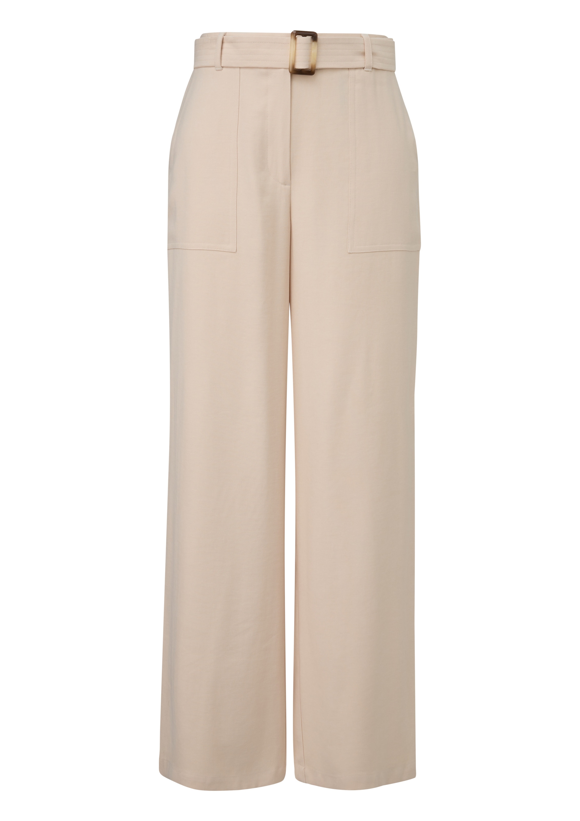 s.Oliver Regular Broek in Beige: voorkant