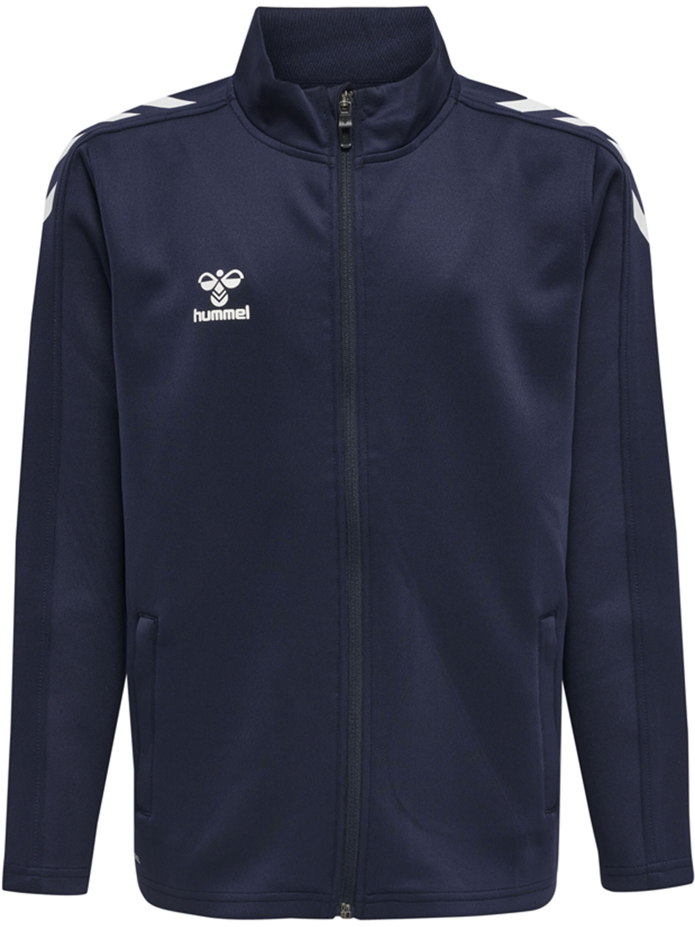 Hummel Sportsweatjacke in Blau: Vorderseite