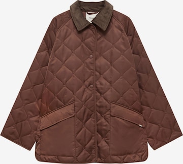 Veste mi-saison Pull&Bear en marron : devant