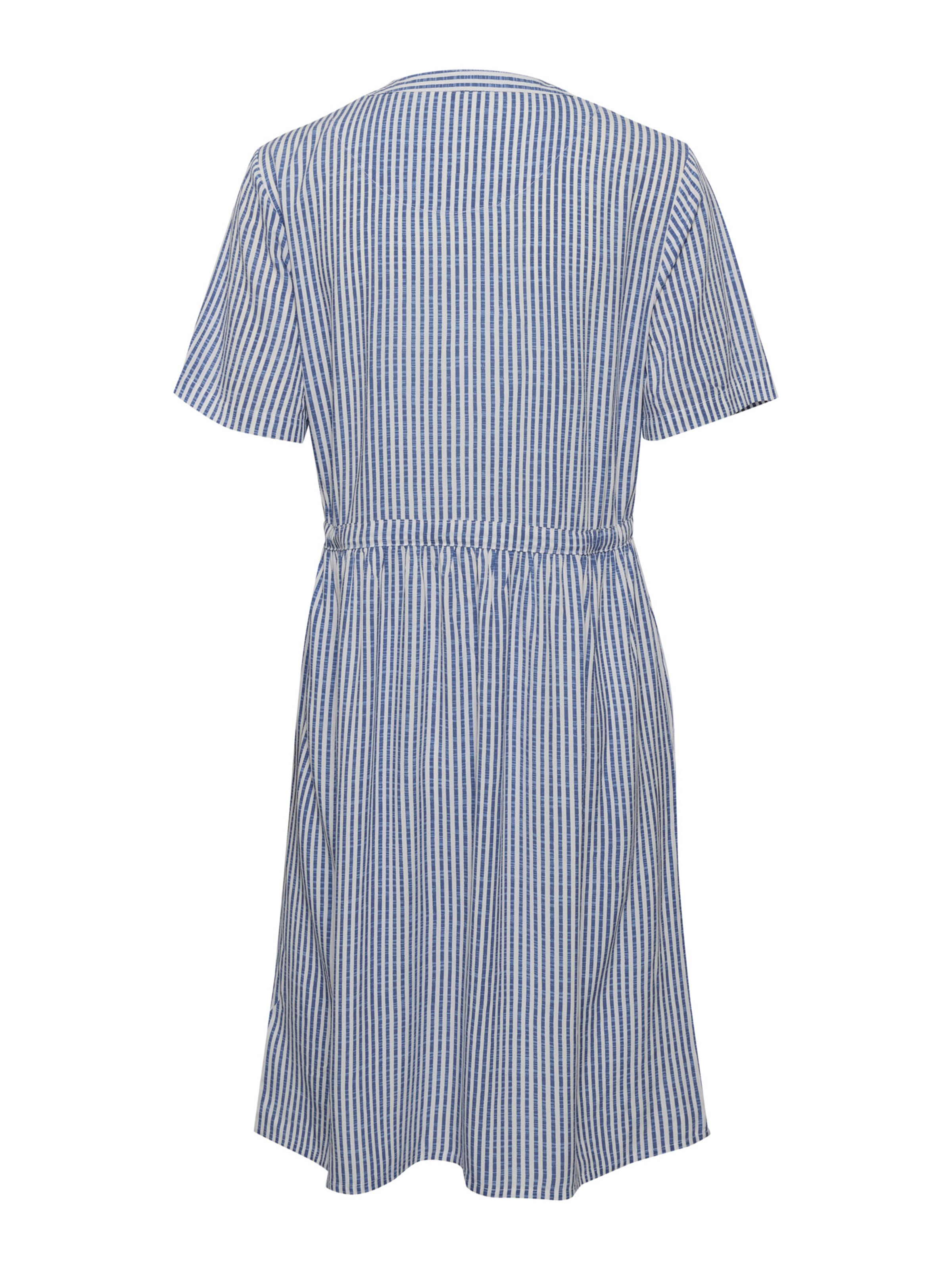 Cream Kjole 'Ferina' i blå