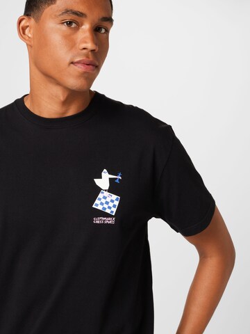 Cleptomanicx Shirt 'Chess Club' in Black