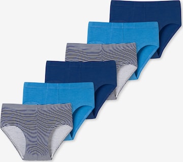 SCHIESSER Underpants ' 95/5 Organic Cotton ' in Blue: front