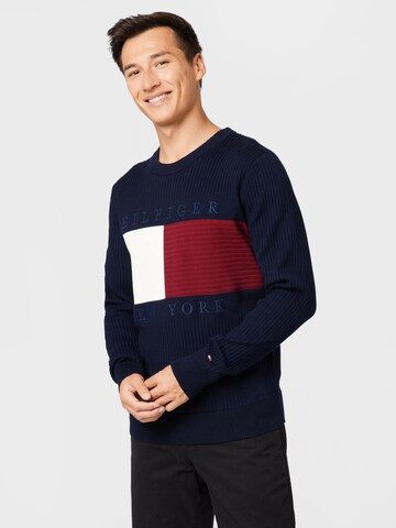 TOMMY HILFIGER Trui in Blauw: voorkant