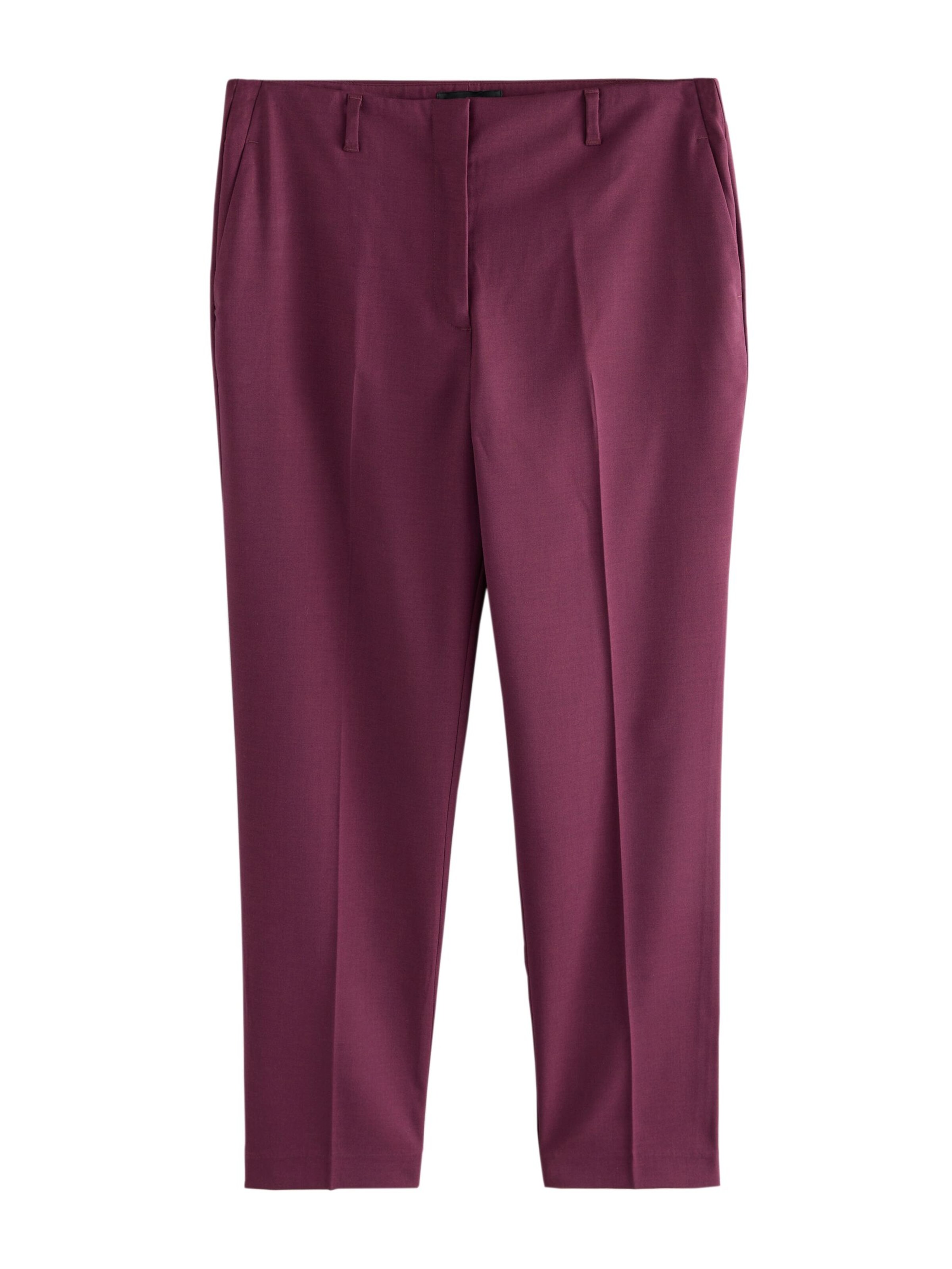 Next Pantalon 'Tailored' in 32/kort in de kleur Wijnrood, Productweergave