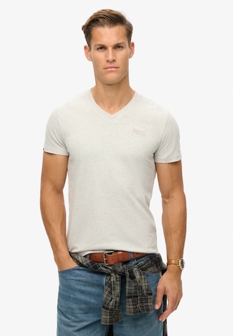 T-Shirt Superdry en gris : devant