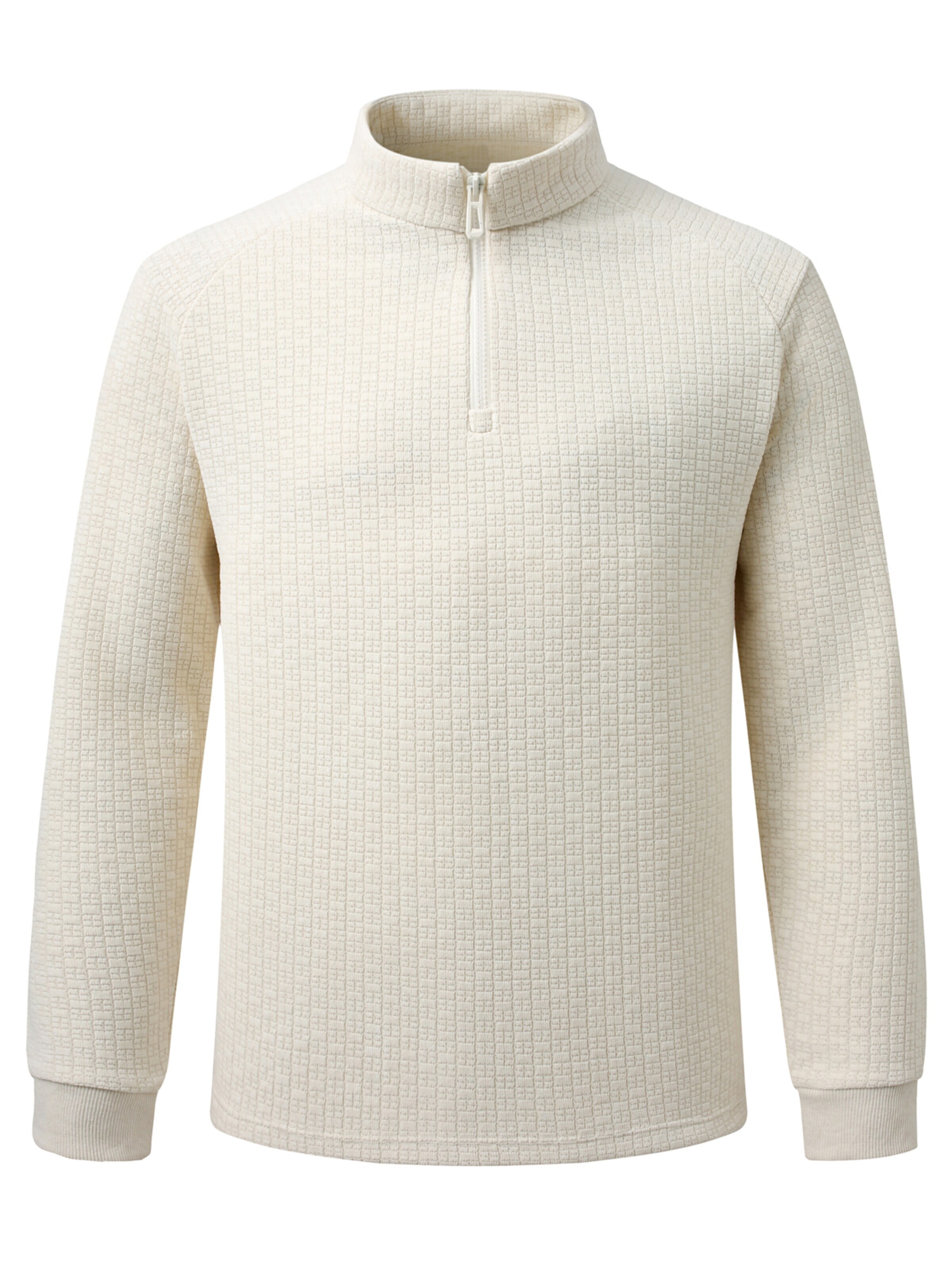 ALLTHEMEN Sweatshirt 'Stille' in White: front