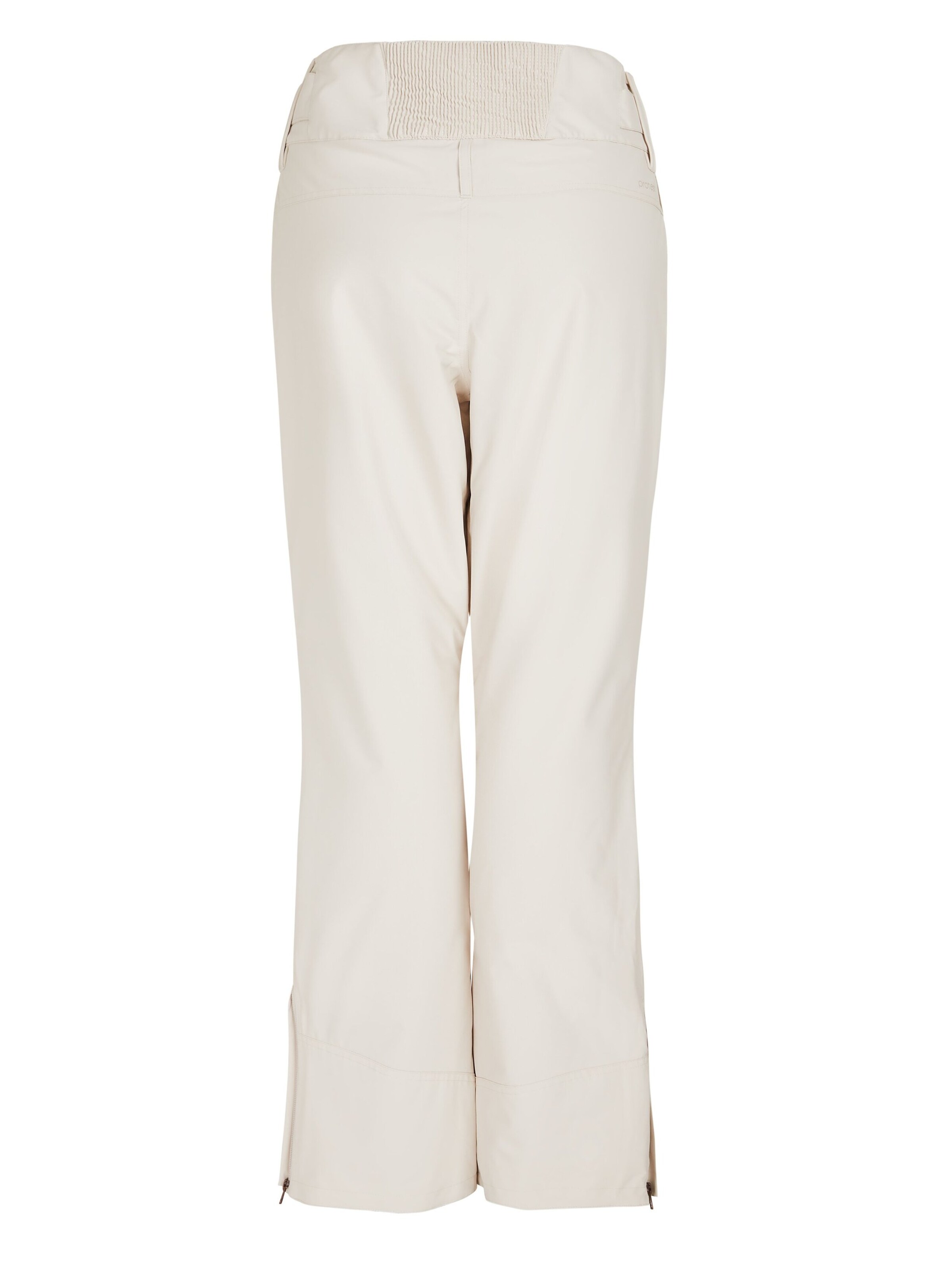PROTEST Regular Workout Pants 'CINNAMON' in White