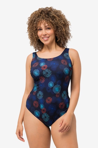 Ulla Popken - Bustier Traje de baño 'Alice' en azul: frente