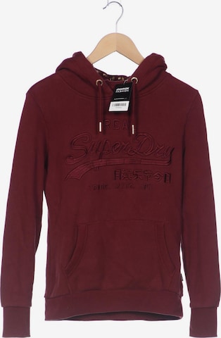 Superdry Sweatshirt & Zip-Up Hoodie in M in Red: front